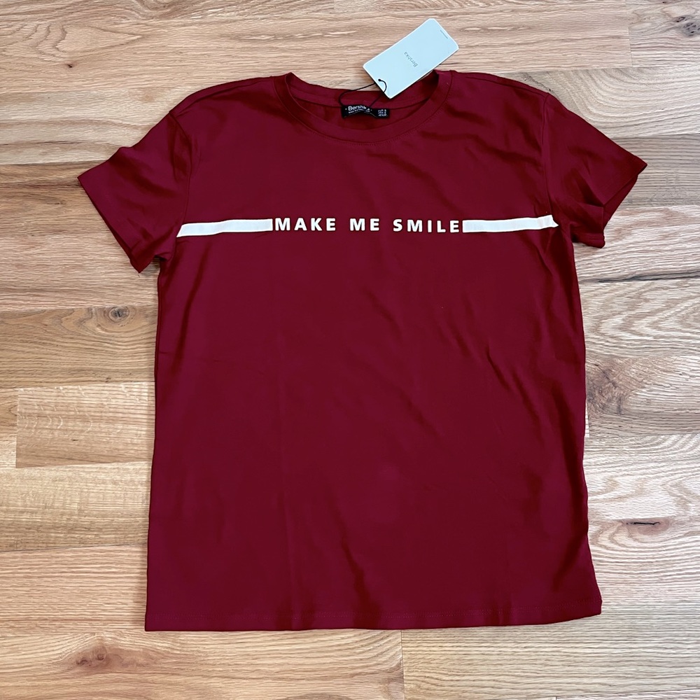 NWT Bershka Basic Graphic T-shirt, size small